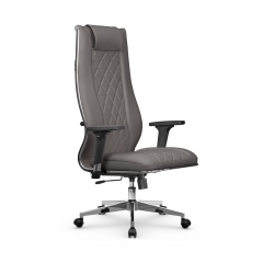 Кресло руководителя Мetta L 1m 50M/2D Infinity Easy Clean MPES Комплект 3 Серое